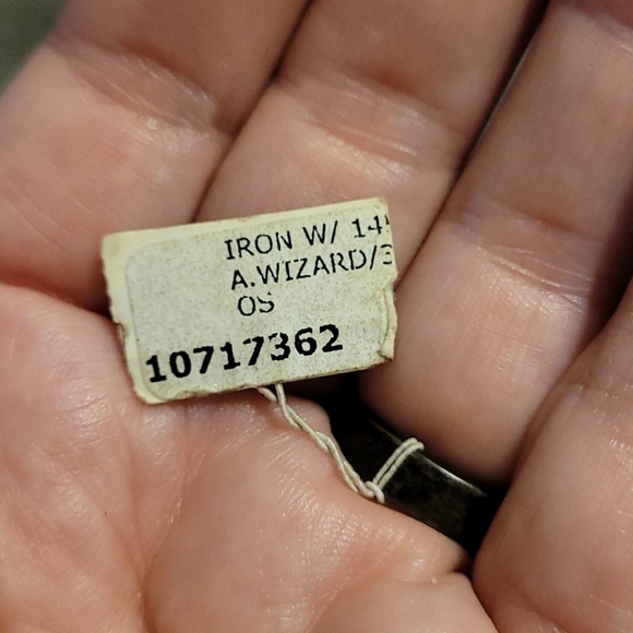 Independent Jeweler A. Wizard Gold and Iron Ring - Picture 4 of 5